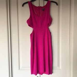Express hot pink dress, worn once
